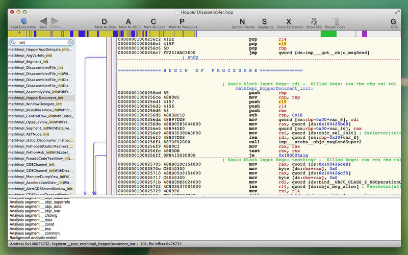 Hopper Disassembler 4.2.1 MAC OS X